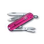 Нож-брелок Victorinox 0.6203.T5 Classic, 58мм, полупрозрачный розовый